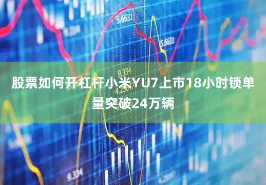 股票如何开杠杆小米YU7上市18小时锁单量突破24万辆